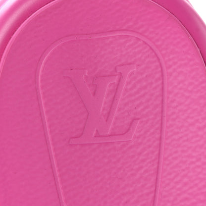 Louis Vuitton Rubber Monogram Embossed Pool 55 Flat Comfort Mule 41 Pink 9 of 9