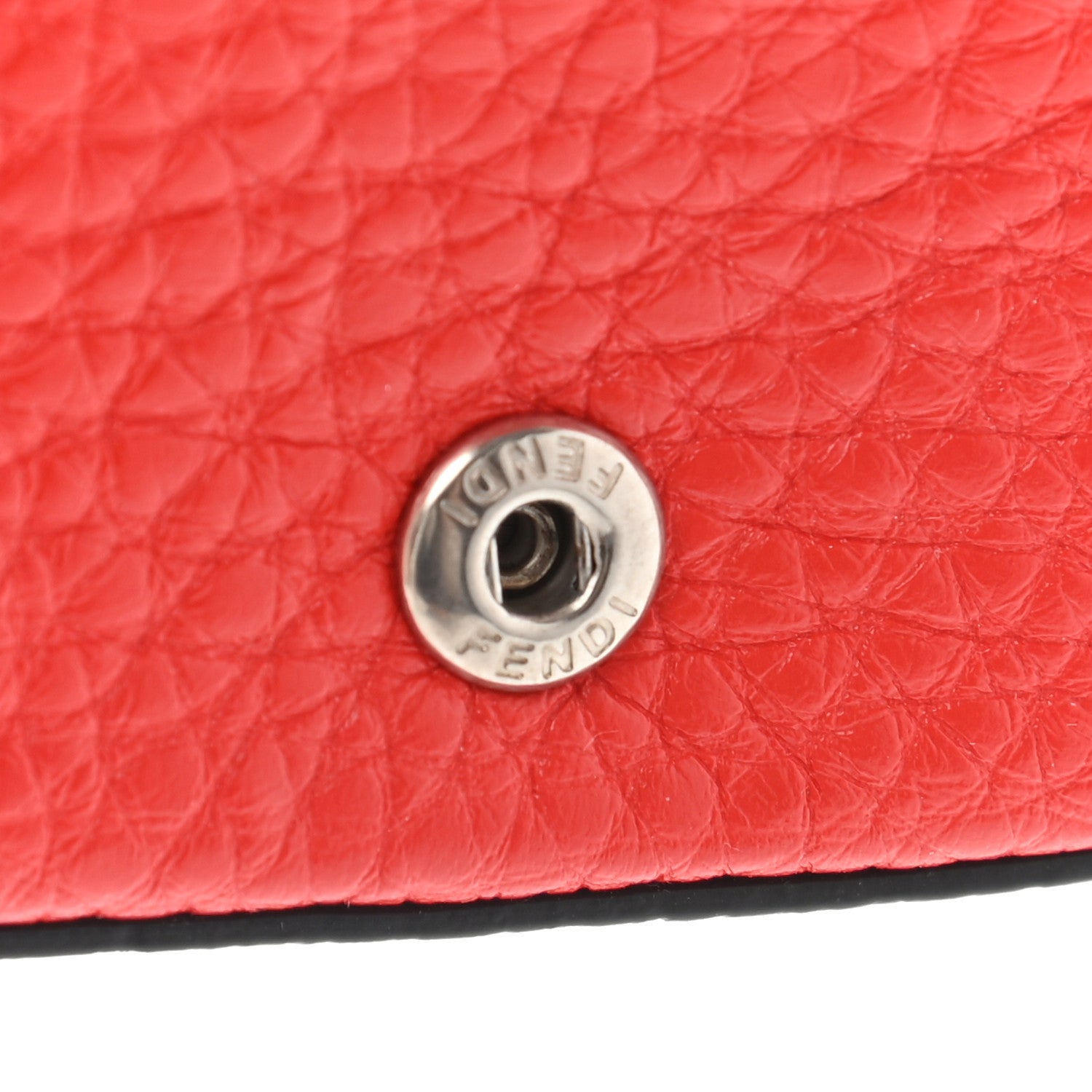 Fendi Cuoio Romano Micro Baguette Charm Papavero 7 of 9