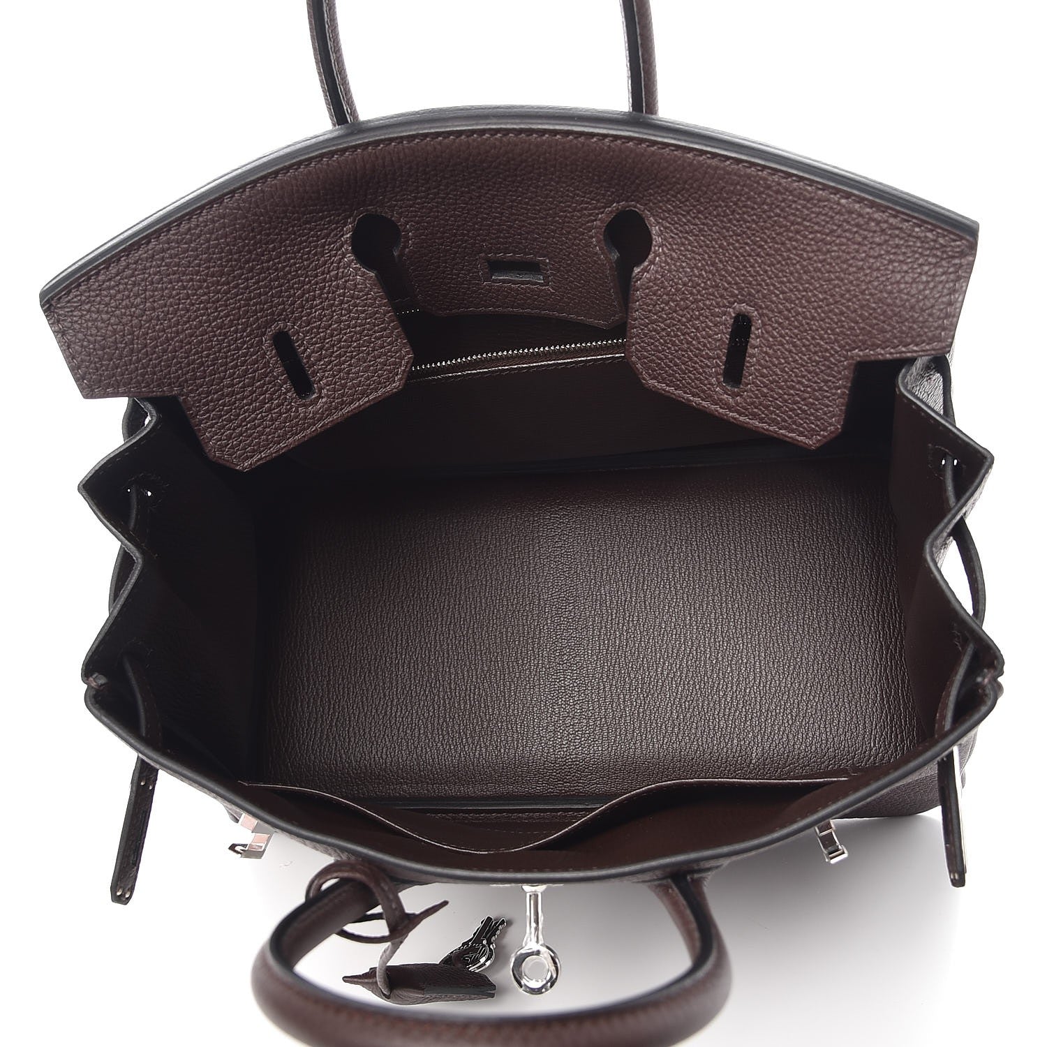 Hermes Togo Birkin 25 Chocolate 7 of 34