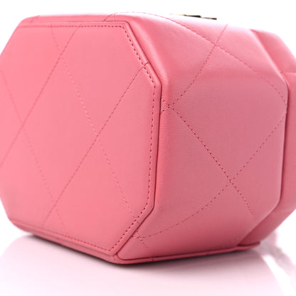Chanel Lambskin Quilted Vendome Case Pink 9 of 9