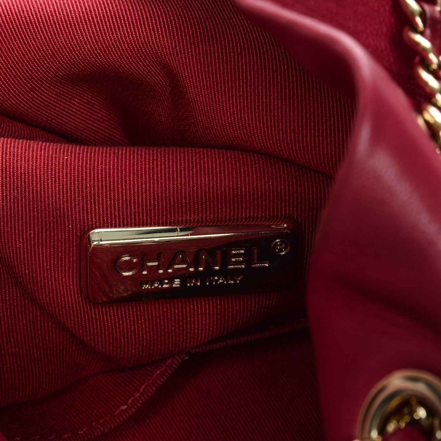 Chanel Lambskin Quilted Large In Seoul Backpack Dark Pink 7 of 8