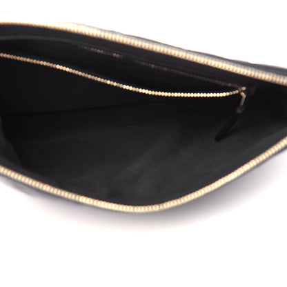 Chanel Caviar Quilted Medium Cosmetic Case Black 5 of 8