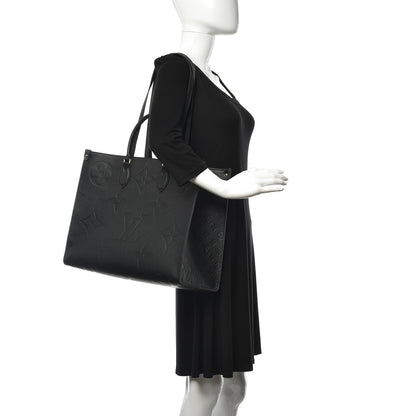 Louis Vuitton Empreinte Monogram Giant Onthego GM Black 2 of 12