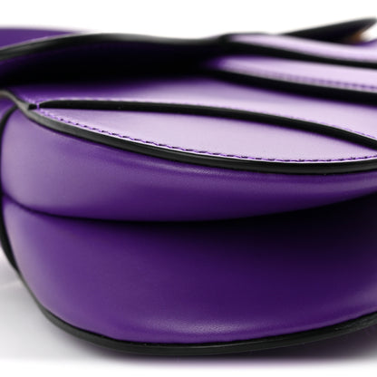 Christian Dior Supple Calfskin Mini Saddle Bag Purple 9 of 11