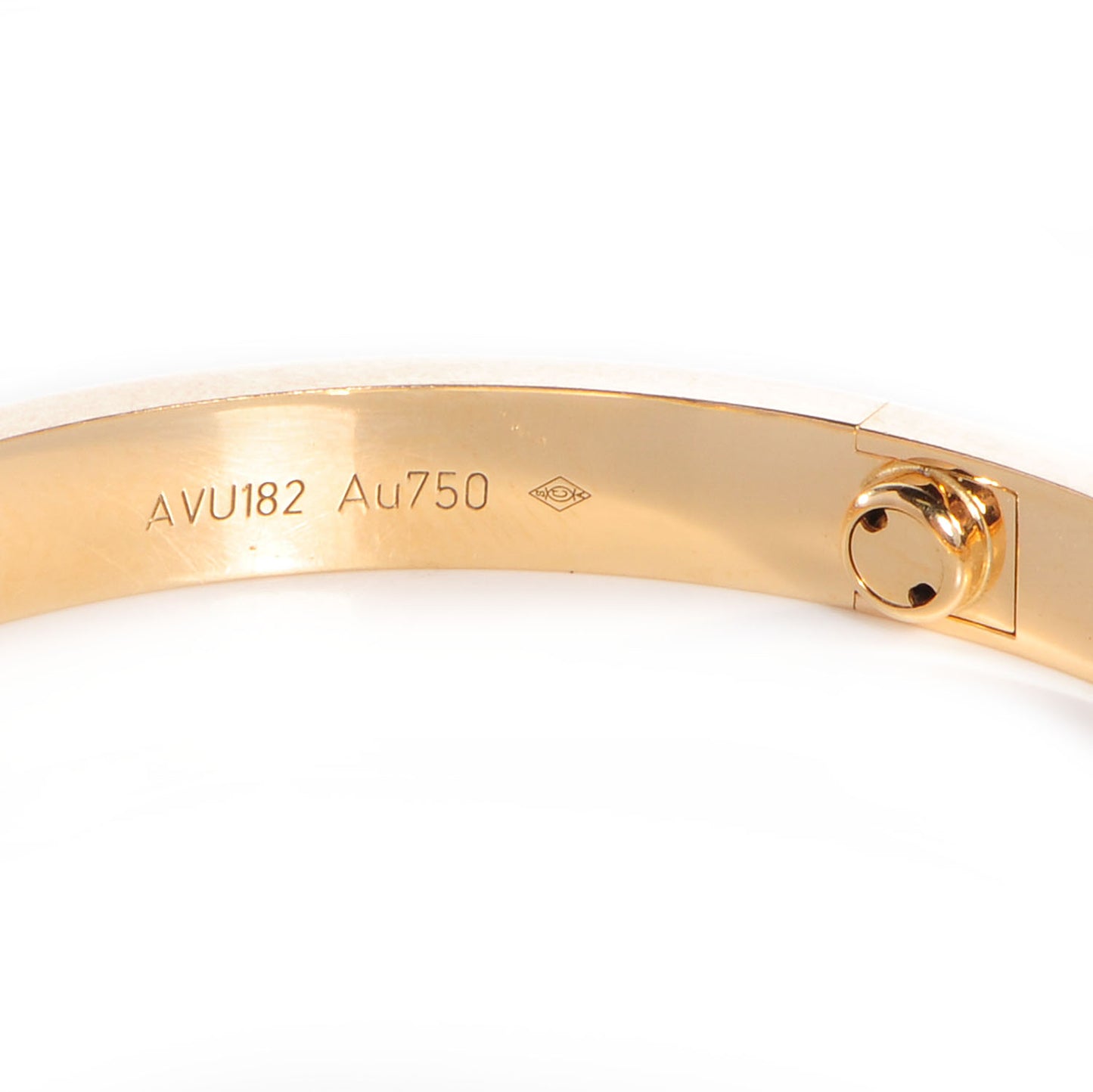 18K Yellow Gold LOVE Bracelet 20