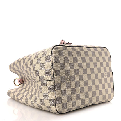 Louis Vuitton Damier Azur Neonoe MM Eau De Rose 3 of 9