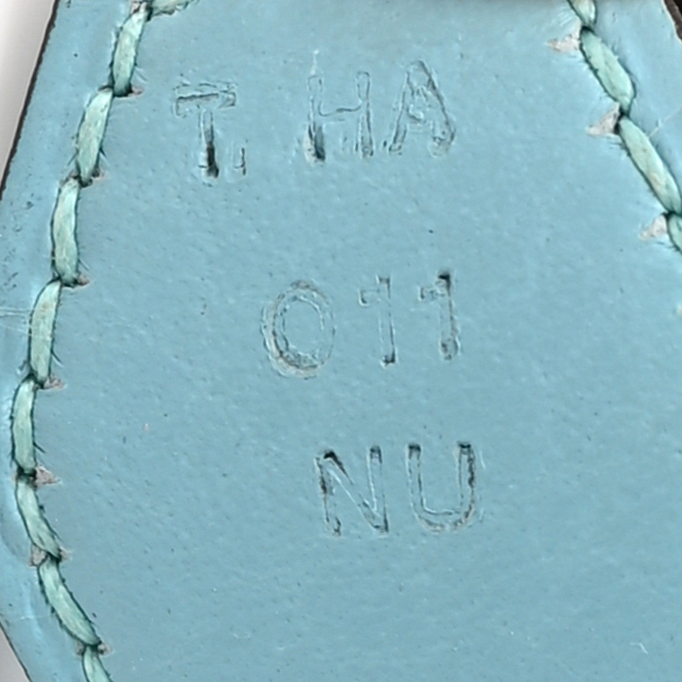 Hermes Taurillon Clemence Bolide 35  Bleu Atoll 7 of 10