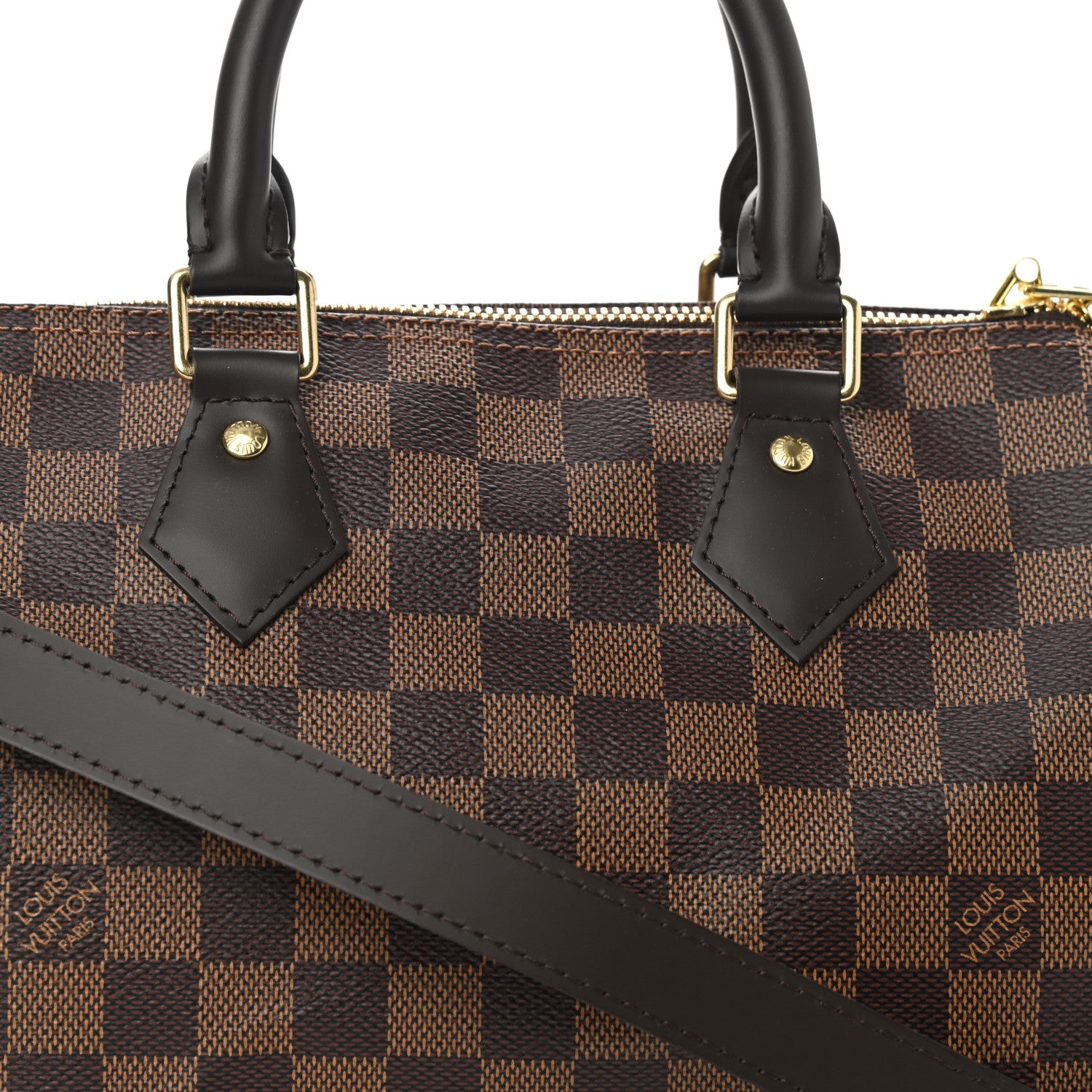 Louis Vuitton Damier Ebene Speedy Bandouliere 25 8 of 11