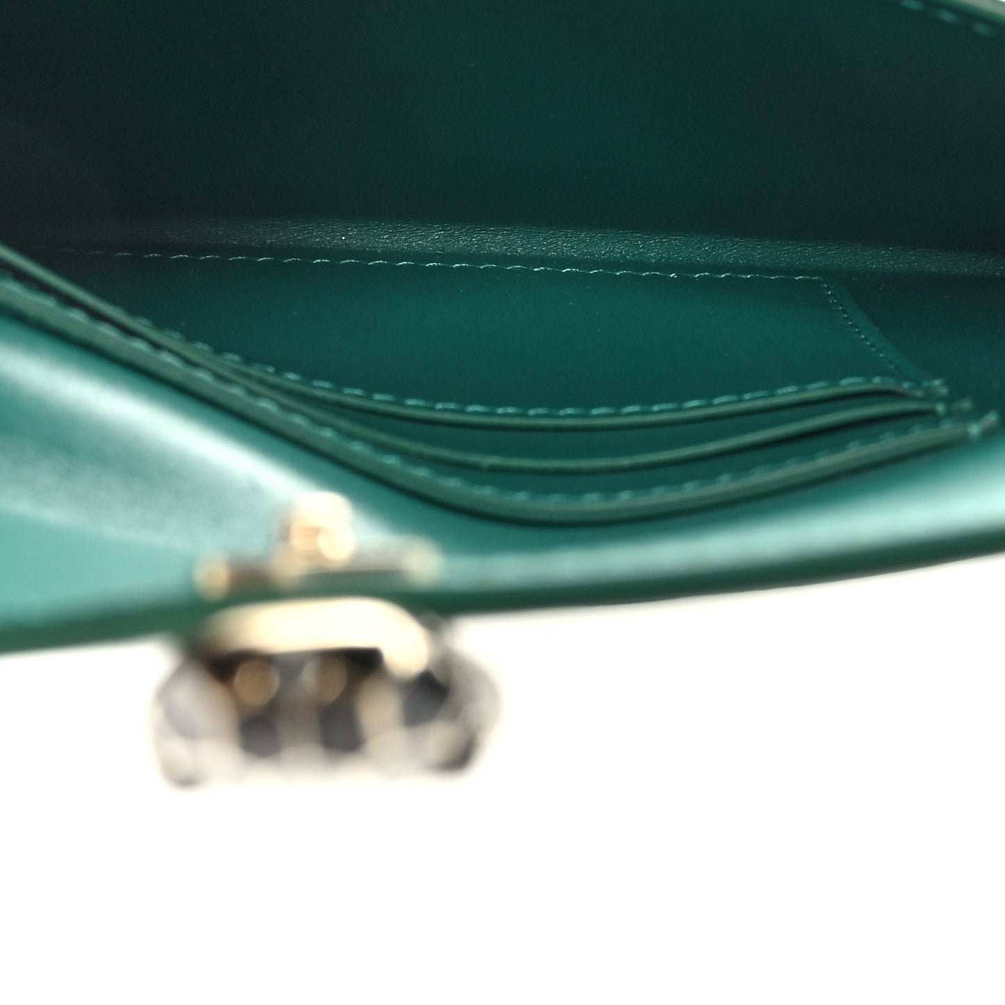 Calfskin Serpenti Forever Wristlet Wallet Emerald Green