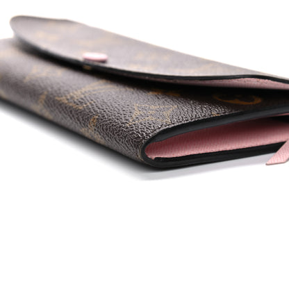 Louis Vuitton Monogram Emilie Wallet Rose Ballerine 9 of 11