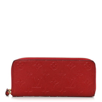 Louis Vuitton Empreinte Clemence Wallet Cherry 1 of 10