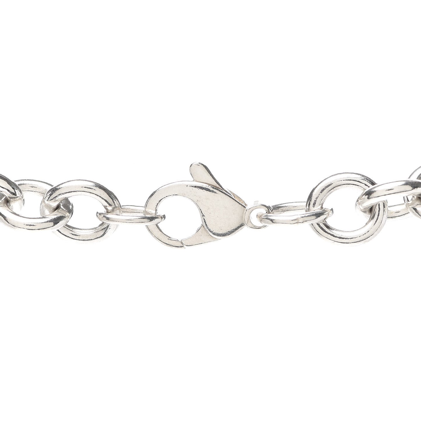 Sterling Silver Heart Tag Necklace