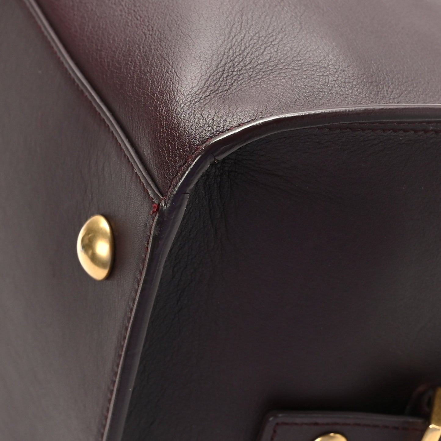 Calfskin Small Classic Y Cabas Bordeaux
