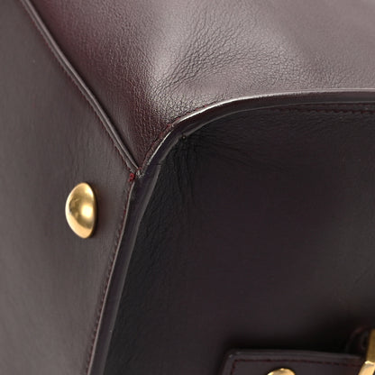 Saint Laurent Calfskin Small Classic Y Cabas Bordeaux 8 of 10