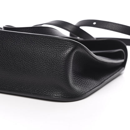 Hermes Taurillon Clemence Halzan 31 GM Black 12 of 12