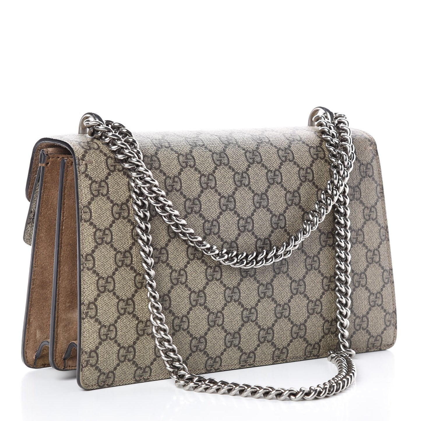 GG Supreme Monogram Small Dionysus Shoulder Bag Taupe