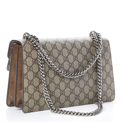 Gucci GG Supreme Monogram Small Dionysus Shoulder Bag Taupe 3 of 11