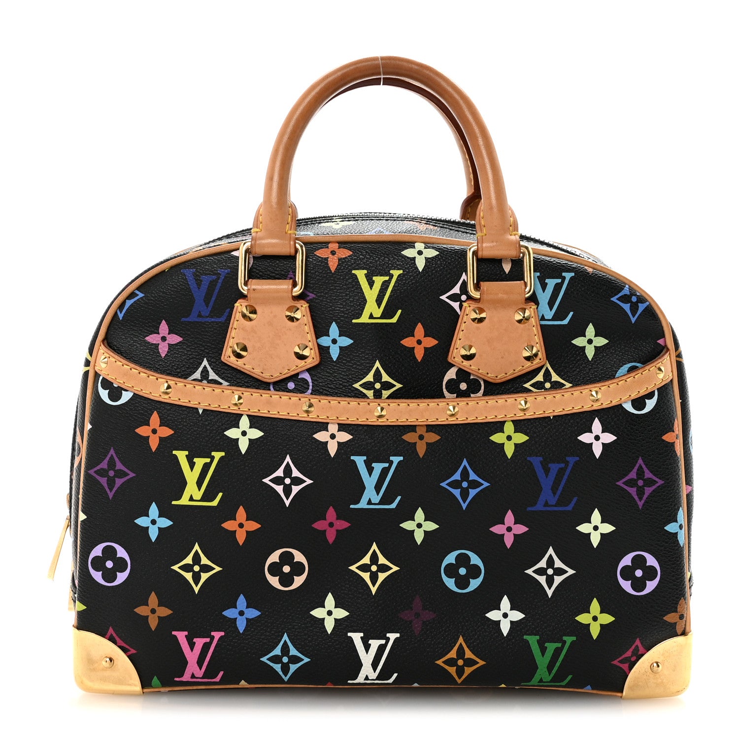 Louis Vuitton Monogram Multicolor Trouville Black 1 of 9