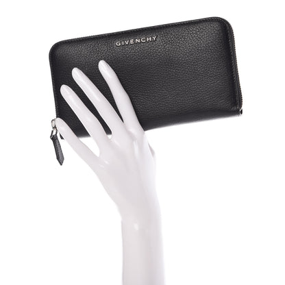 Givenchy Sugar Goatskin Pandora Zip Around Wallet Black 2 of 8