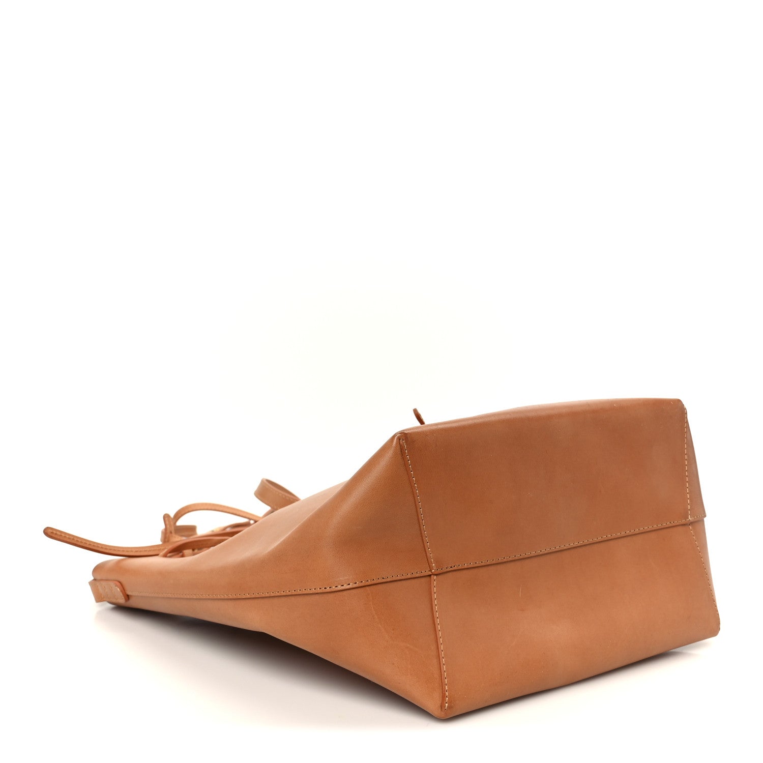 Mansur Gavriel Vegetable Tanned Calfskin Bucket Bag Cammello Royal 5 of 12