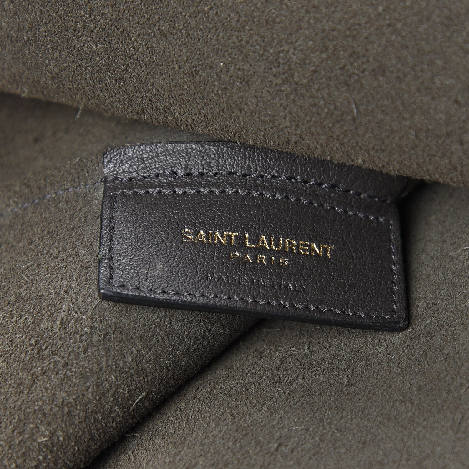 Saint Laurent Calfskin Large Shopping Tote Dark Grey 5 of 18