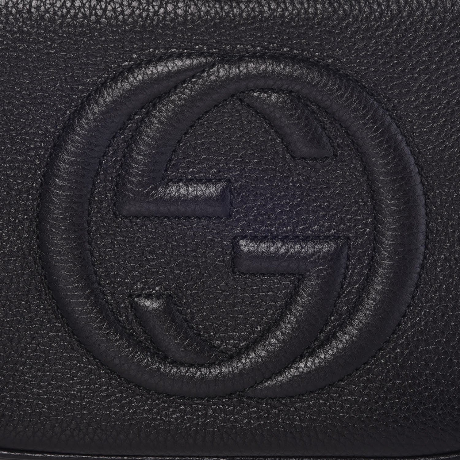 Gucci Pebbled Calfskin Small Soho Disco Bag Black 6 of 8