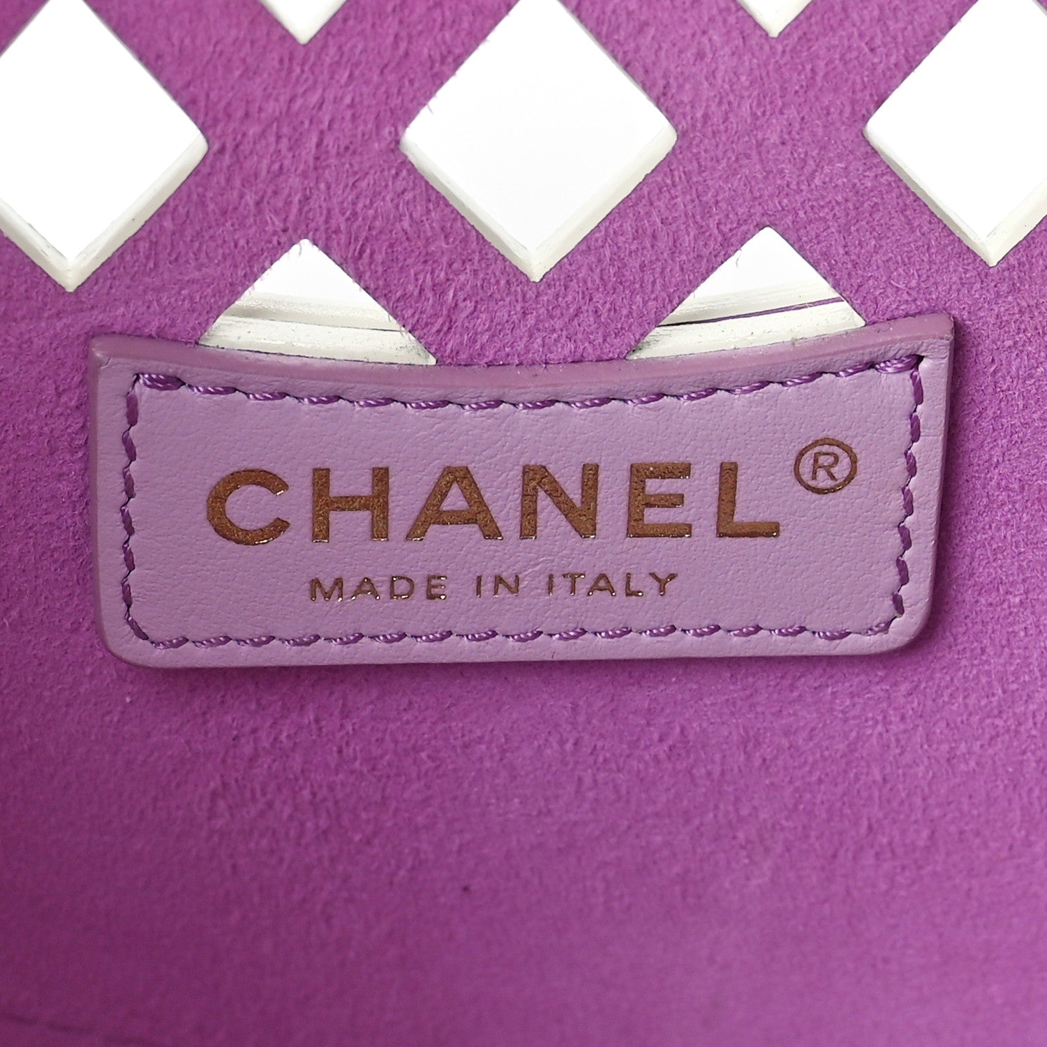 Chanel Lambskin Small Sea Through Flap White Multicolor 8 of 14