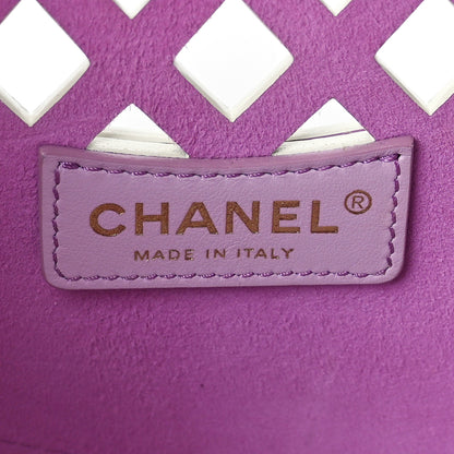 Chanel Lambskin Small Sea Through Flap White Multicolor 8 of 14