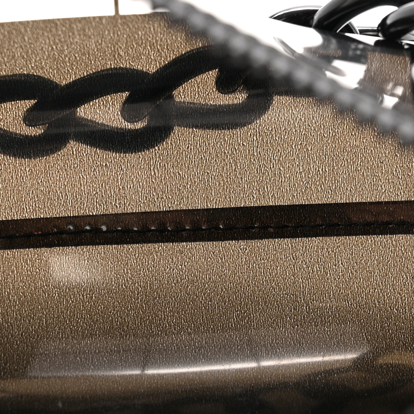 Vinyl Coco Window Pochette Black