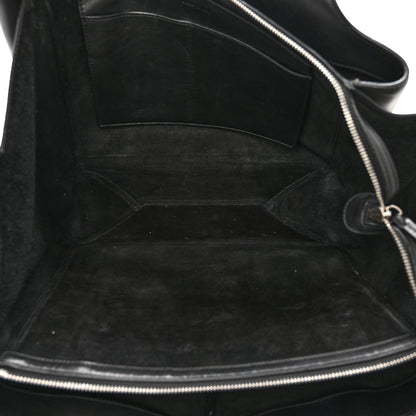 Celine Supple Natural Calfskin Medium Tri-Fold Bag Black 6 of 13