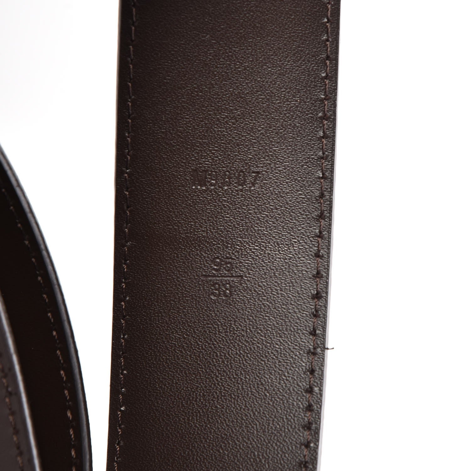 Louis Vuitton Damier Ebene 40mm LV Initiales Belt 95 38 7 of 8