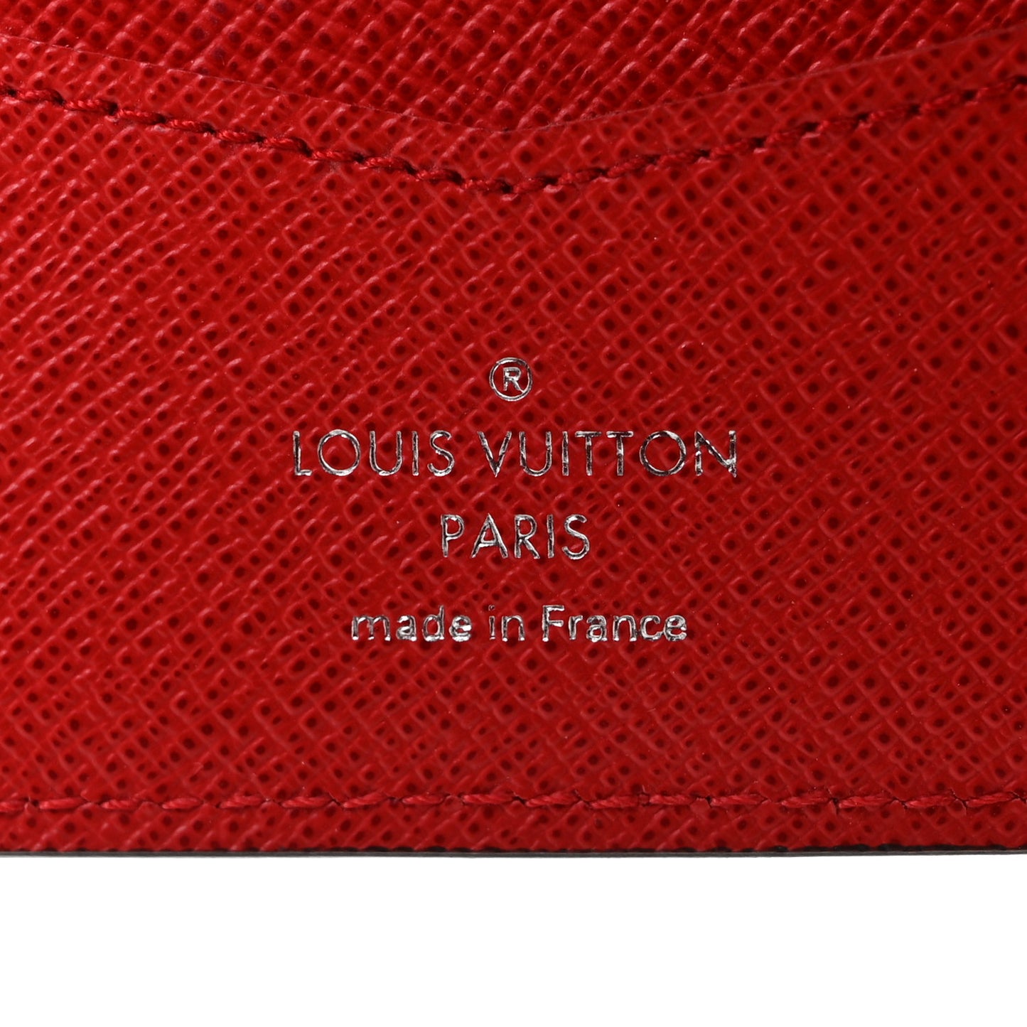 X SUPREME Epi Slender Wallet Red