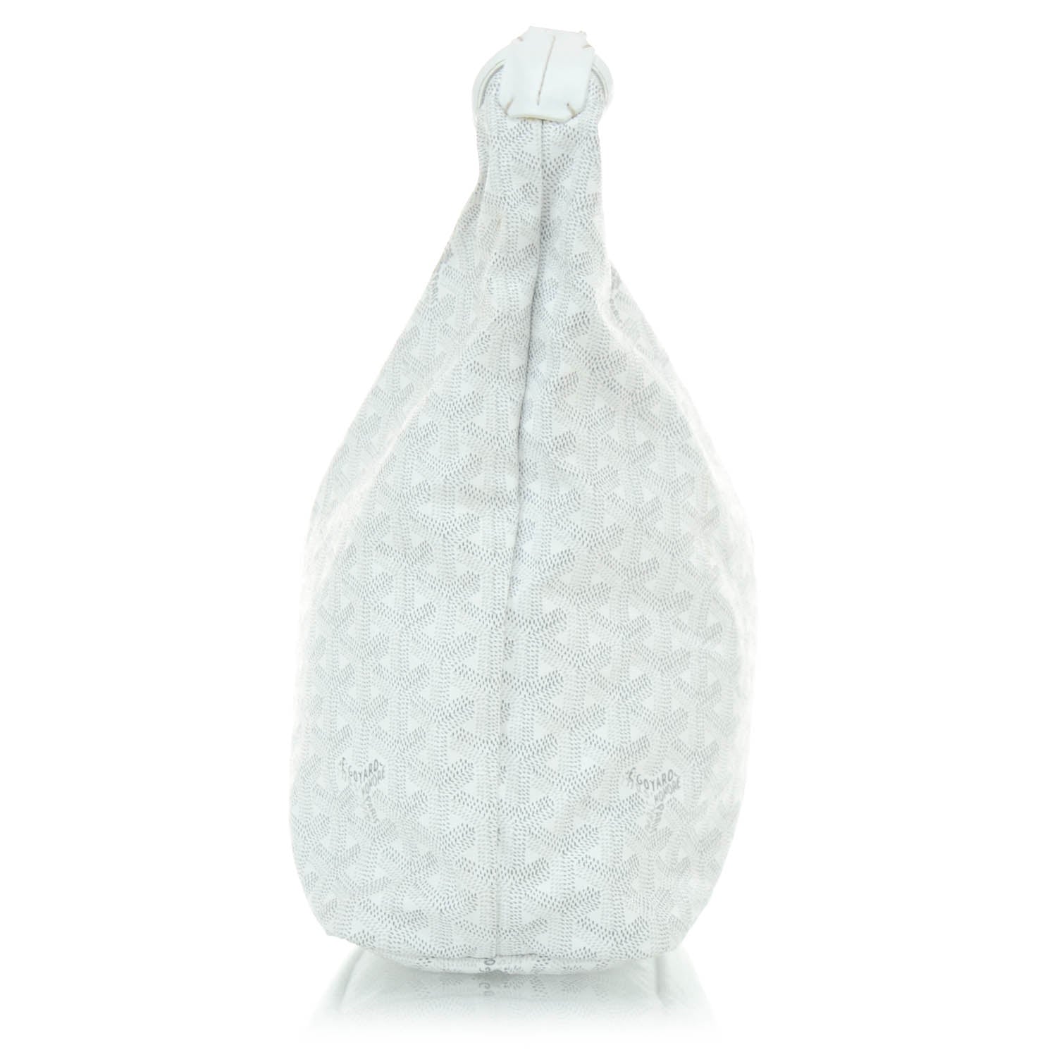 Goyard Goyardine Fidji Zip Hobo White 5 of 14