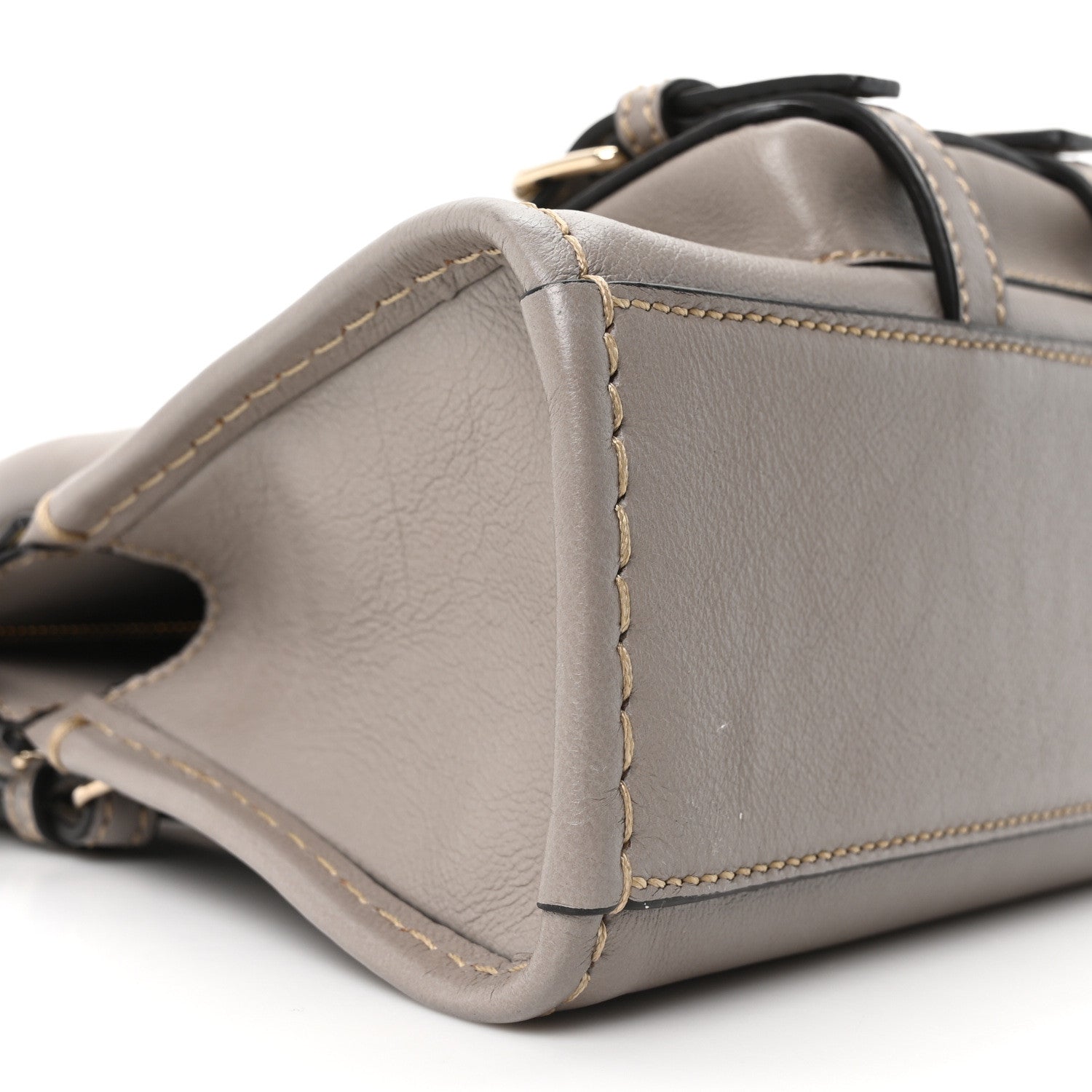 Chloe Buffalo Mini Edith Bag Cashmere Grey 9 of 10