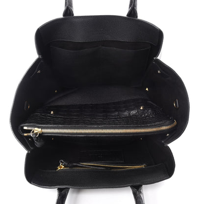 Nancy Gonzalez Calfskin Crocodile Cristie Satchel Black 5 of 11