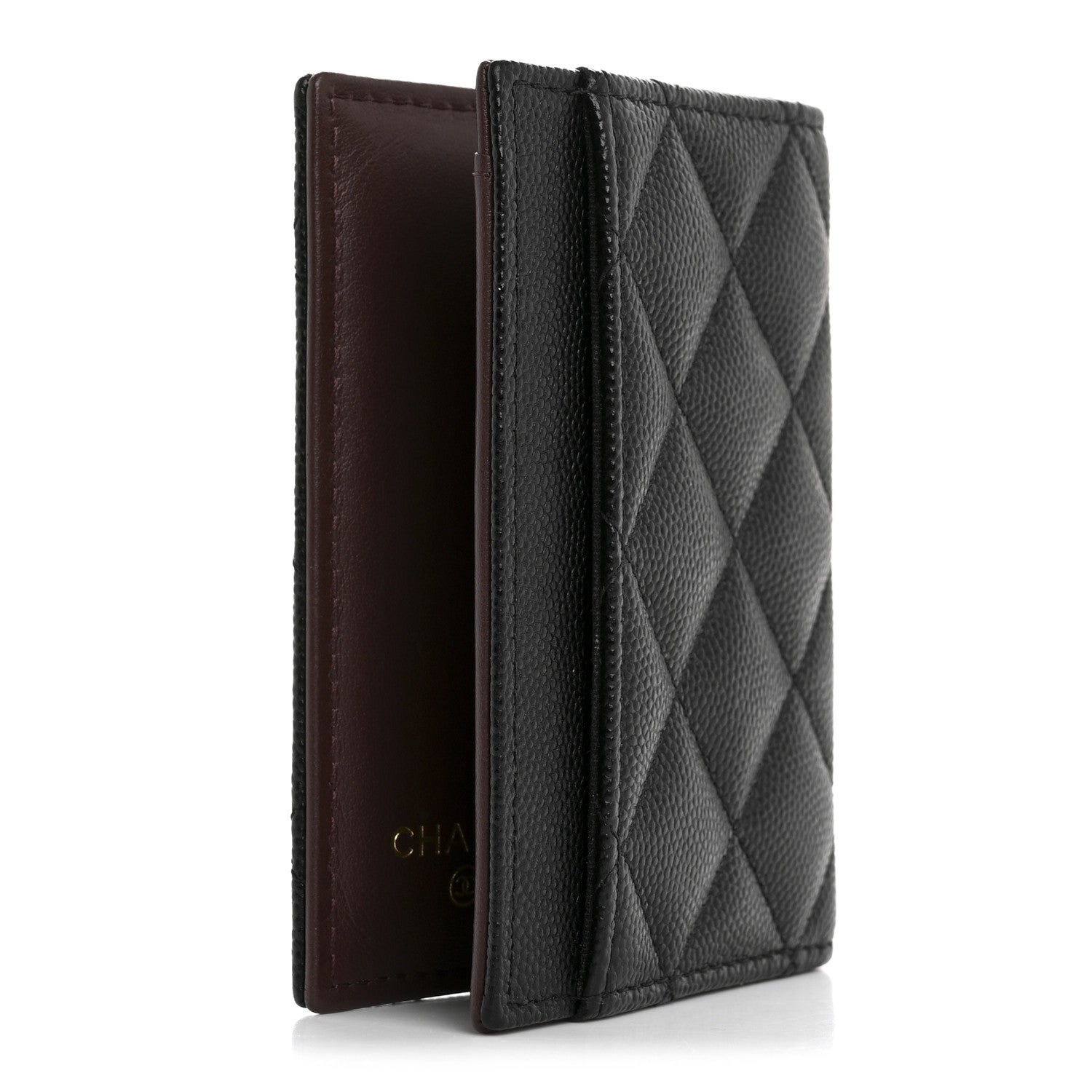 Chanel Caviar Quilted Card Holder Wallet Black 3 of 11