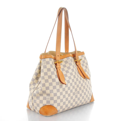 Louis Vuitton Damier Azur Hampstead MM 3 of 16