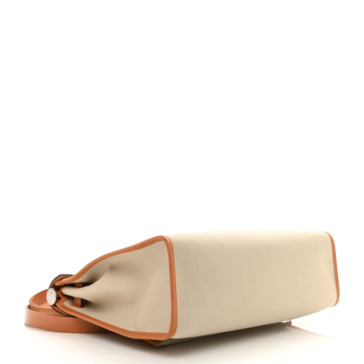 Hermes Military Toile Vache Hunter Herbag Zip 31 PM Beton Toffee 5 of 12