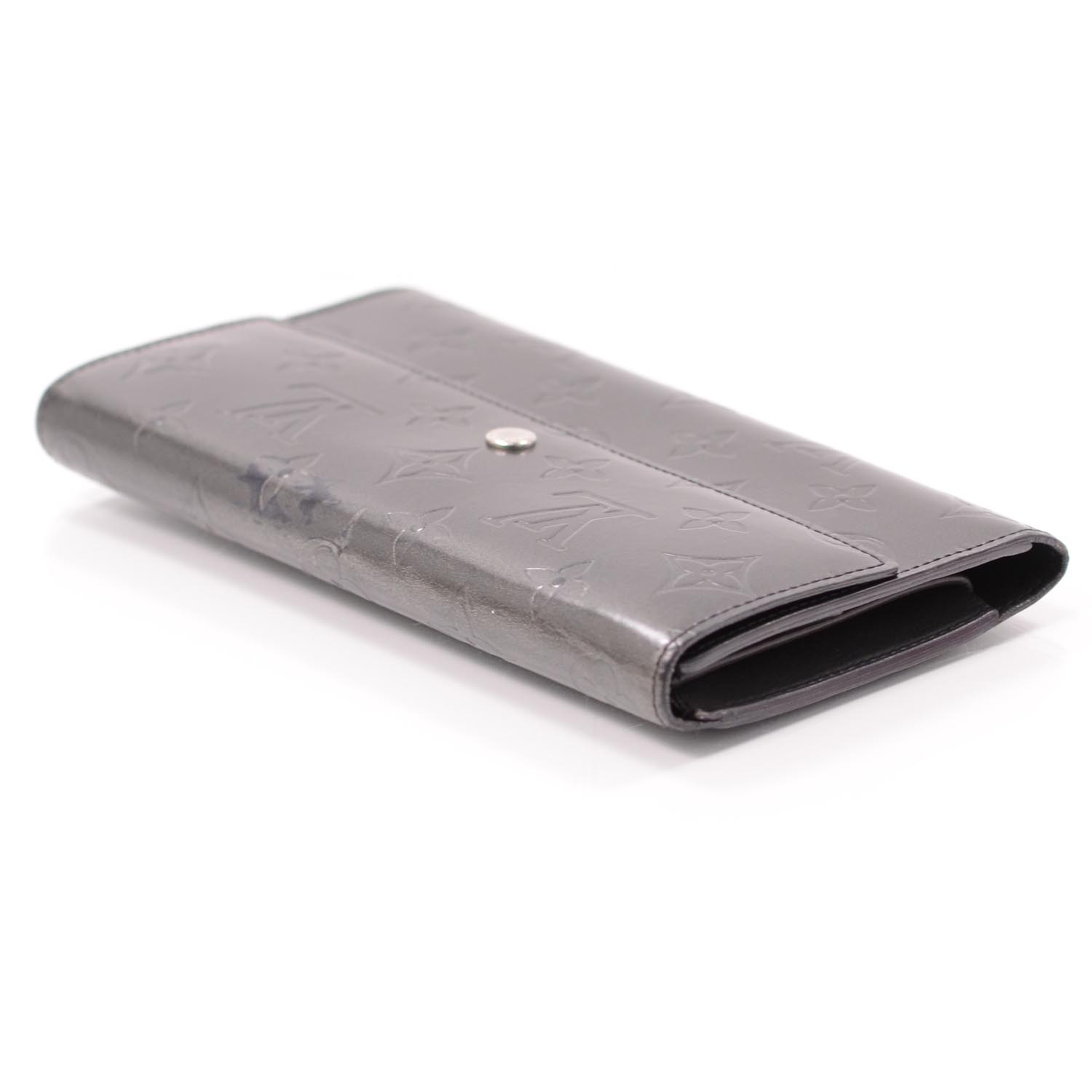Louis Vuitton Mat Monogram Porte Tresor International Black 3 of 8