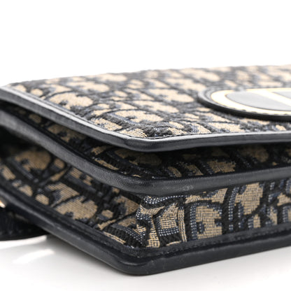 Christian Dior Oblique 30 Montaigne 2-In-1 Pouch Blue 9 of 11