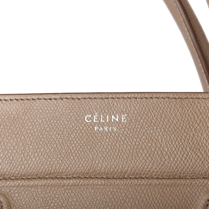 Celine Grained Calfskin Medium Phantom Luggage Taupe 8 of 10