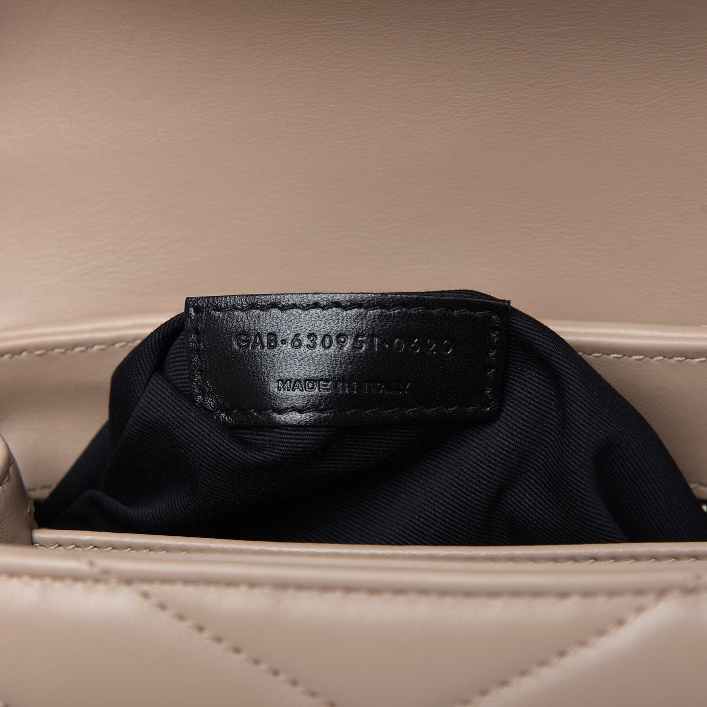 Calfskin Y Quilted Monogram Toy Loulou Crossbody Bag Dark Beige