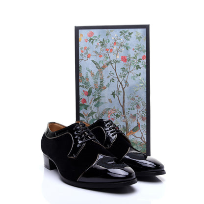 Gucci Velvet Mens Réveille L'Amour Loafers 8 Black 15 of 15