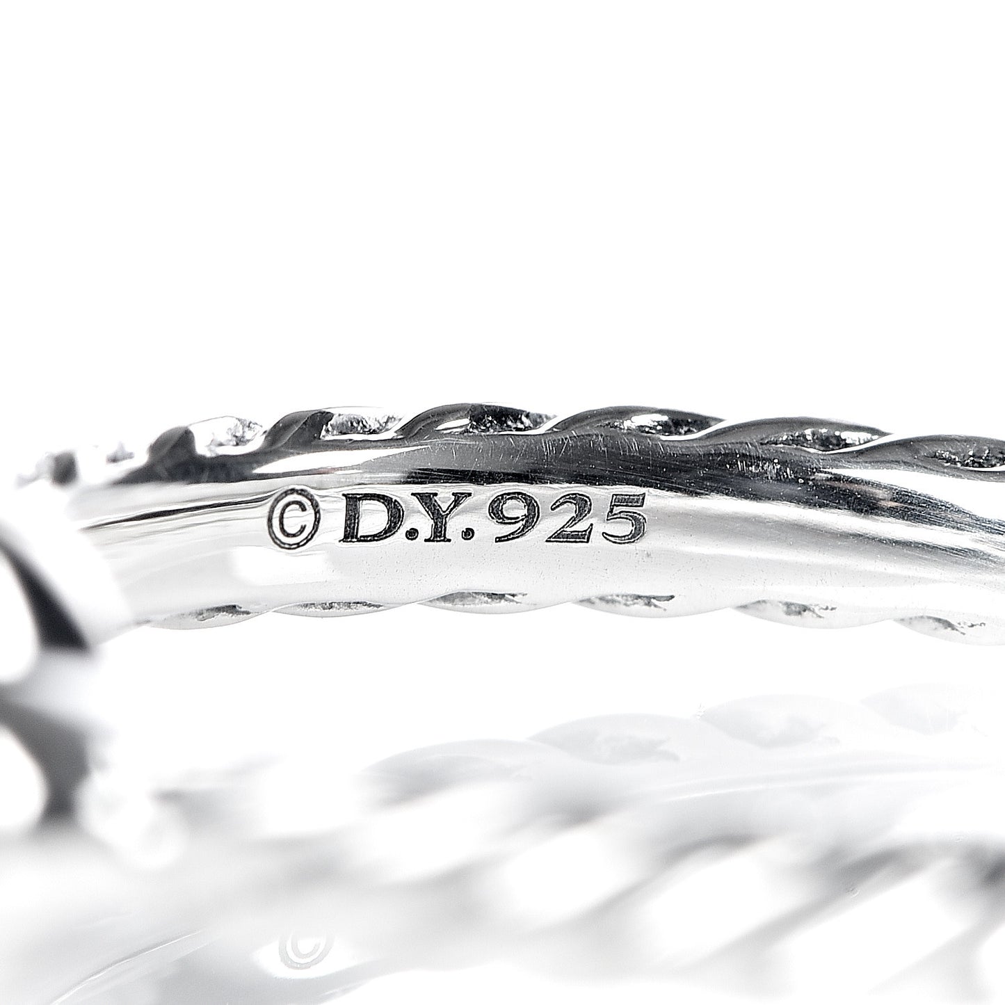 Sterling Silver Diamond Quatrefoil Ring 52 6