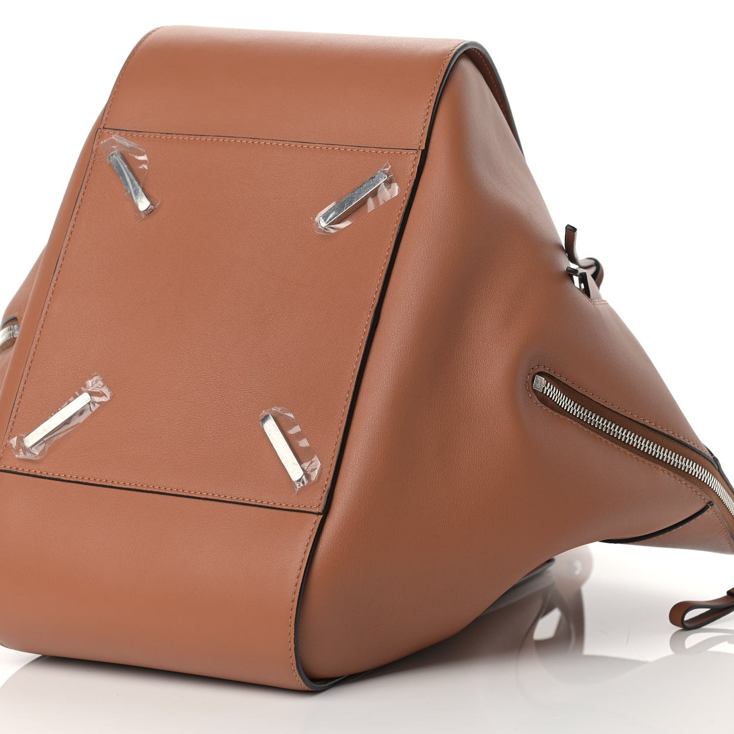 Calfskin Small Hammock Shoulder Bag Tan