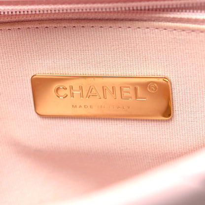 Chanel Lambskin Quilted Medium Chanel 19 Flap Light Pink 6 of 10