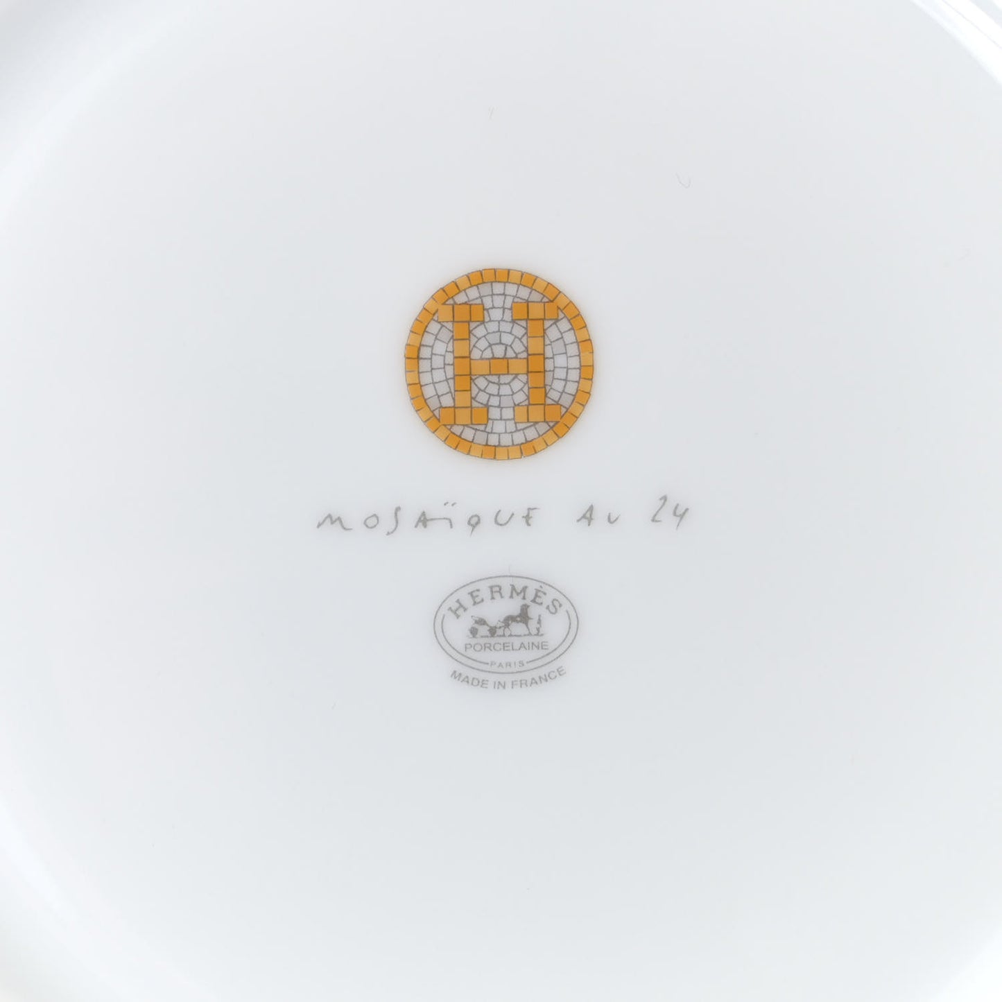 Porcelain Mosaique au 24 Dessert Plate Set of 2