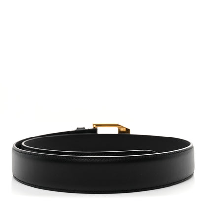 Gucci Selleria Calfskin 30mm Belt 80 32 Black 2 of 5