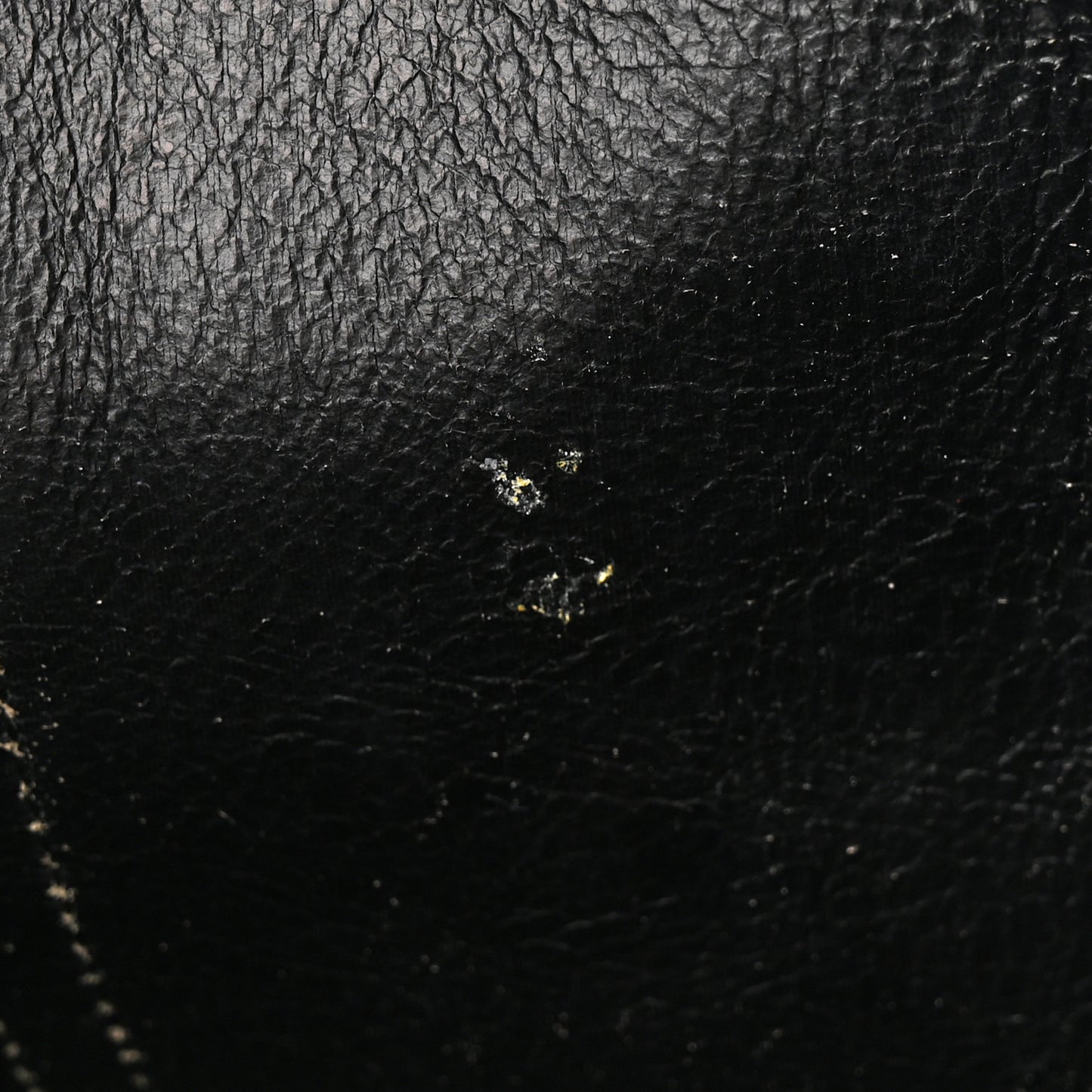 Metallic Goatskin Logo XXS Everyday Tote Argent Black