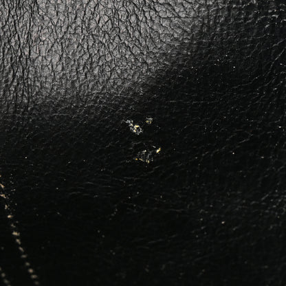 Balenciaga Metallic Goatskin Logo XXS Everyday Tote Argent Black 10 of 13